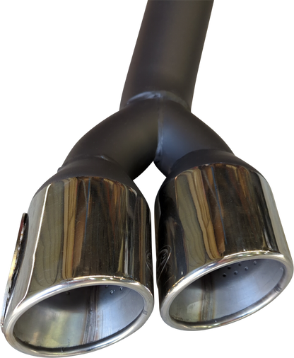 Manta - Ford Ranger Next Gen T6.2 V6 - DPF Back - 3" Single Exhaust with Twin Tip Side Exit - with Centre Muffler