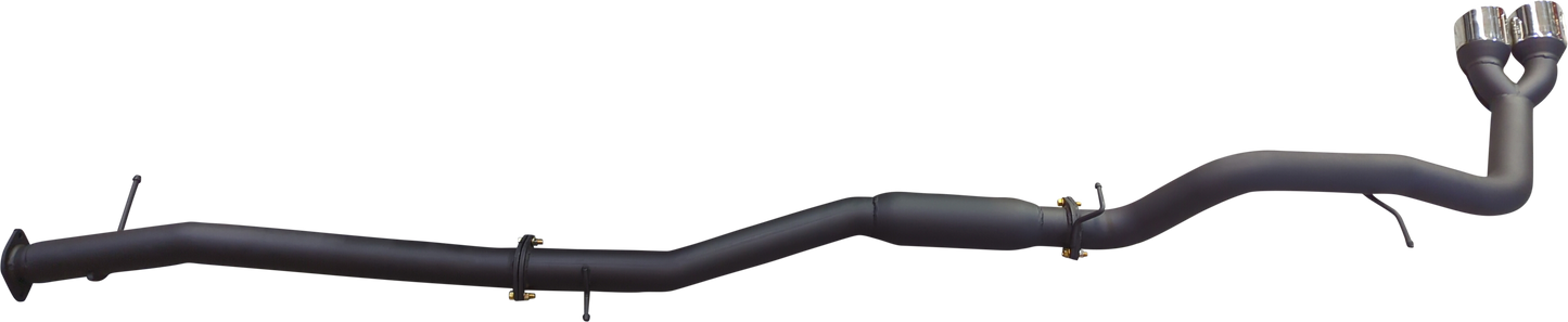 Manta - Ford Ranger Ute 	Next Gen T6.2 4cyl 2.0 Bi-Turbo (2022-2024) - DPF Back - 3" Single Exhaust with Twin Tip Side Exit - with Centre Hotdog