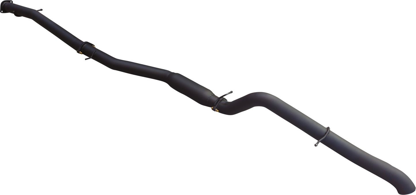 Manta - Ford Ranger Ute 	Next Gen T6.2 4cyl 2.0 Bi-Turbo (2022-2024) - DPF Back - 3" Single Exhaust with Tip - with Centre Hotdog