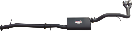 Manta - Ford Ranger Ute Next Gen T6.2 4cyl 2.0 Bi-Turbo (2022-2024) - DPF Back - 3" Single Exhaust with Twin Tip Side Exit - with Centre Muffler