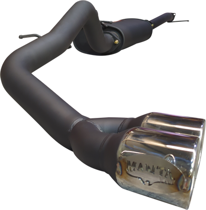 Manta - Ford Ranger Ute Next Gen T6.2 4cyl 2.0 Bi-Turbo (2022-2024) - DPF Back - 3" Single Exhaust with Twin Tip Side Exit - with Centre Muffler