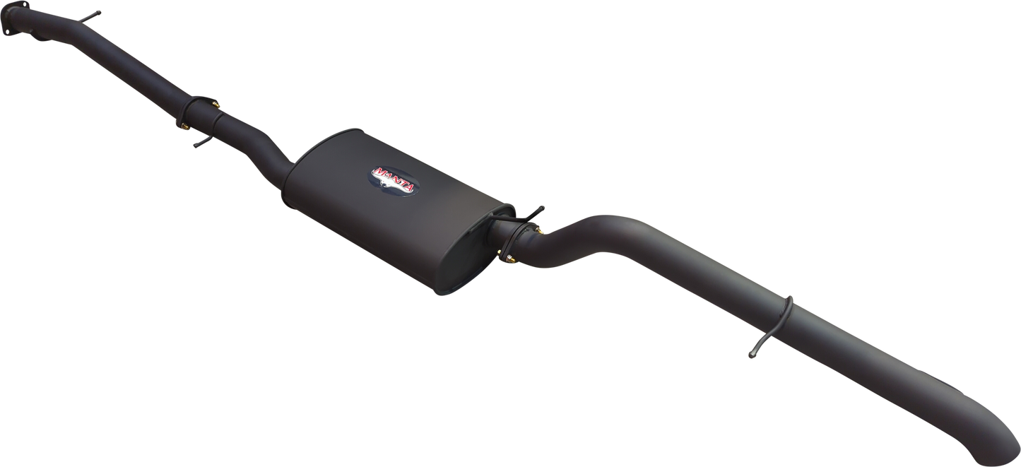Manta - Ford Ranger Ute Next Gen T6.2 4cyl 2.0 Bi-Turbo (2022-2024) - DPF Back - 3" Single Exhaust with Single Tip - with Centre Muffler