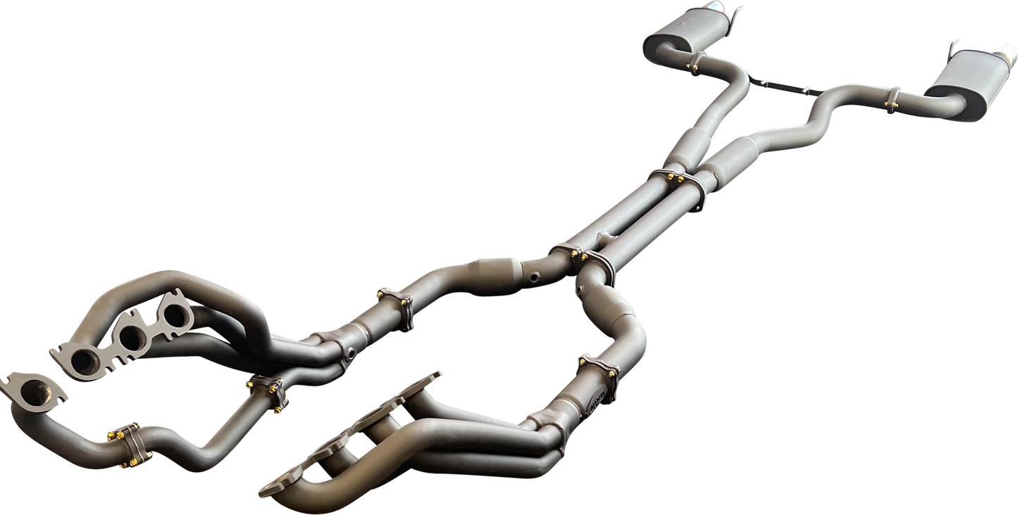Manta | Twin 3″ Full Exhaust System with 1 7/8″ Headers Twin Tips | Ford Mustang FM S550 5.0L V8 Coupe 2015–2017