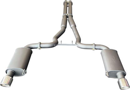 Manta | Twin 3″ Cat Back Exhaust System with Twin Tips | Ford Mustang FM S550 5.0L V8 Coupe 2015–2017