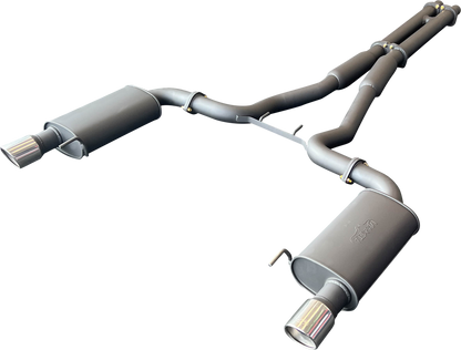 Manta | Twin 3″ Cat Back Exhaust System with Twin Tips | Ford Mustang FM S550 5.0L V8 Coupe 2015–2017