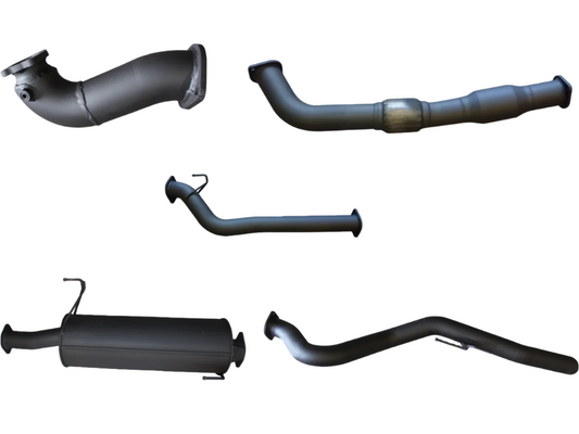 Manta | 3″ Turbo Back With Cat & With Muffler | Holden Colorado RC 3.0L LWB Cab Chassis 2008–2010