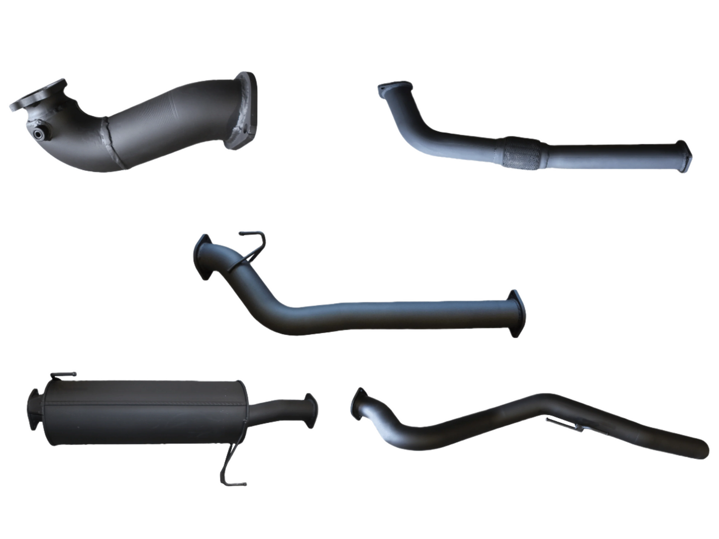 Manta | 3in Turbo Back without Cat & With Muffler | Holden Colorado RC 3.0L LWB Cab Chassis 2008–2010