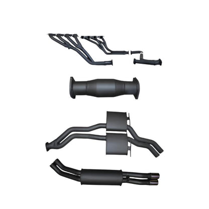 Manta | Dual 2.5″ Full Exhaust System with Extractors Muffler | Holden Commodore VP VR VS 5.0L V8 Manual IRS Sedan 1991–1997