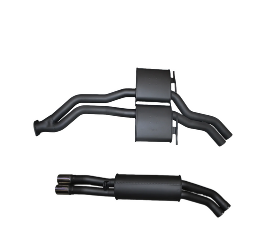 Manta | Twin 2.5″ Cat Back Exhaust System with Muffler | Holden Commodore VP VR VS 5.0L V8 IRS Sedan 1991–1997