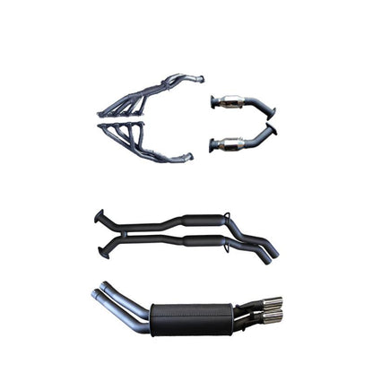 Manta | Dual 2.5″ Full Exhaust System with Extractors, Hotdog & Muffler | Holden Commodore VT 5.0L V8 Sedan 1997–1999