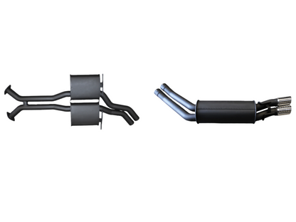 Manta | Dual 2.5″ Cat Back Exhaust System with Mufflers | Holden Commodore VT–VZ V8 Sedan 1997–2006