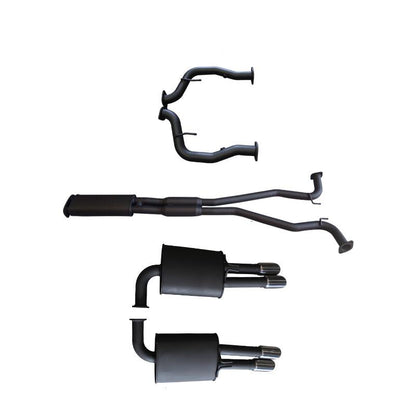 Manta | Twin 2.5″ Cat Back Exhaust System with Muffler/Muffler | Holden Statesman Caprice WM WN V8 6.0L LWB Sedan 2006–2017