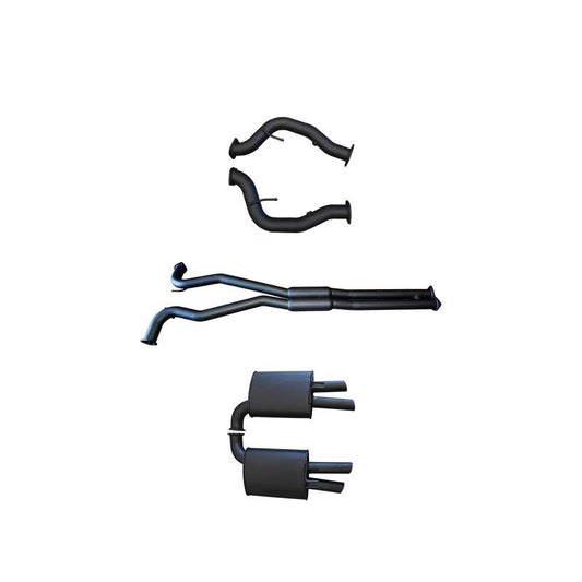 Manta | Twin 3″ Cat Back Exhaust System with Hotdog & Muffler | HSV VF Gen-F V8 Sedan 2013–2017