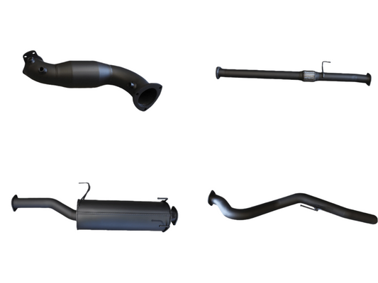Manta | 3″ Single Turbo Back Exhaust System with Cat & Muffler | Holden Colorado RG 2.8L Ute 2016–2020