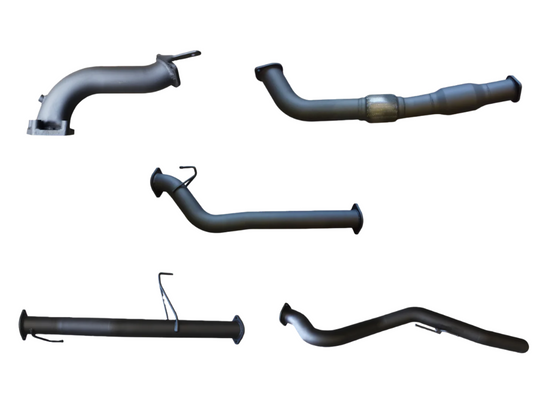 Manta | 3″ Turbo Back with Cat & Without Muffler | Holden Rodeo RA 3.0L LWB Non CR Cab Chassis 2003–2006