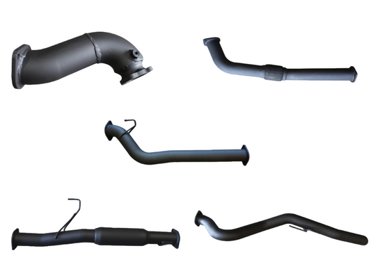 Manta | 3″ Turbo Back without Cat with Hotdog | Holden Rodeo RA 3.0L LWB CRD Cab Chassis 2007–2008
