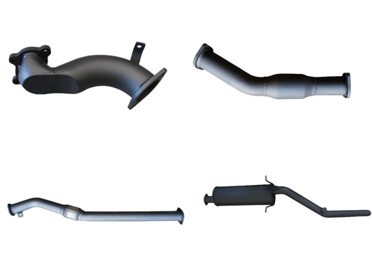 Manta 3″ Aluminised Turbo Back Exhaust with Cat & Muffler | Nissan Navara D22 2.5L Turbo Diesel Ute 2006–2015