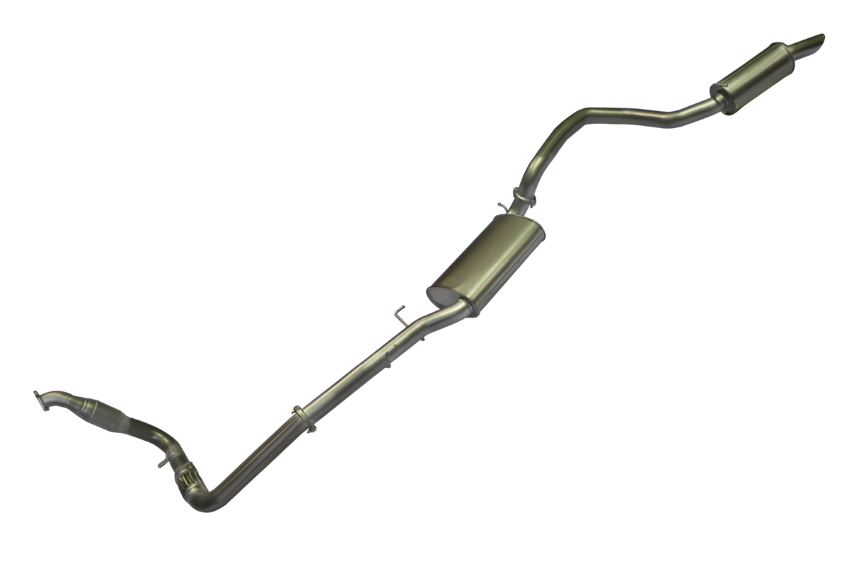 Manta 3″ Aluminised Turbo Back Exhaust with Cat & Muffler | Nissan Navara D22 2.5L Turbo Diesel Ute 2006–2015