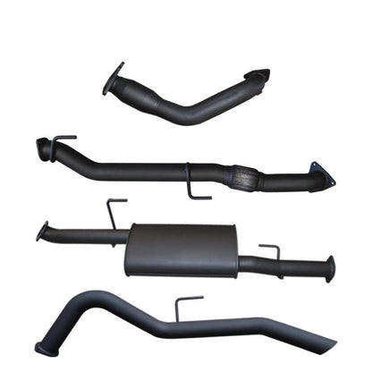 Manta 3″ Aluminised Turbo Back Exhaust with Cat | Nissan Navara D40 3.0L V6 Turbo Diesel Auto Ute 2011–2015