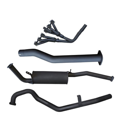 Manta 2.5″ Aluminised Full System with Extractors | Nissan Patrol GQ 4.2L TD42 Diesel & TB42 Petrol Coil Cab 1988–1999