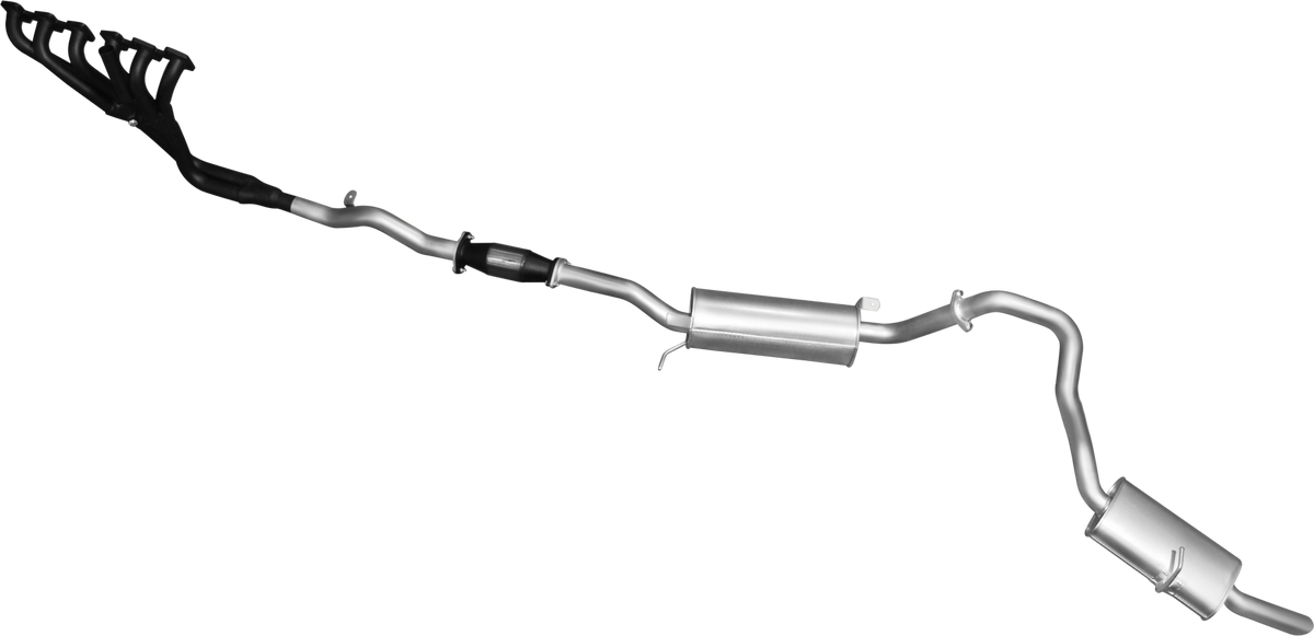 Manta 2.5″ Aluminised Full System with Centre Muffler & Rear Hotdog | Nissan Patrol GU 4.5L TB45 Petrol Wagon 1997–2001
