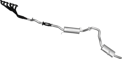 Manta 2.5″ Aluminised Full System with Centre Muffler & Rear Hotdog | Nissan Patrol GU 4.5L TB45 Petrol Wagon 1997–2001