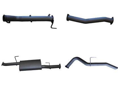Manta | 3″ Turbo Back Exhaust System Without Cat & Muffler | Nissan Navara D23 NP300 2.3L Turbo Diesel Ute 2015–2025