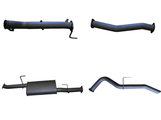 Manta | 3″ Turbo Back Exhaust System Without Cat & Muffler | Nissan Navara D23 NP300 2.3L Turbo Diesel Ute 2015–2025