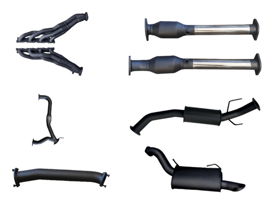 Manta | 3″ Full Exhaust System with Extractors, Hi Flow Cats & Small Centre Muffler | Nissan Patrol Y62 5.6L V8 & Infiniti QX80 Wagon 2012–2025