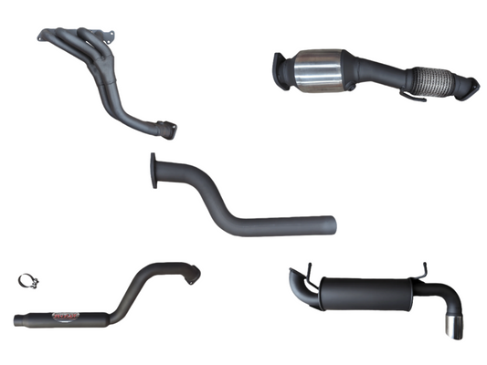 Manta | 2.5″ Full Exhaust System with Centre Hotdog & Rear Muffler | Suzuki Jimny GJ 1.5L SWB 3 Door 2018–2025