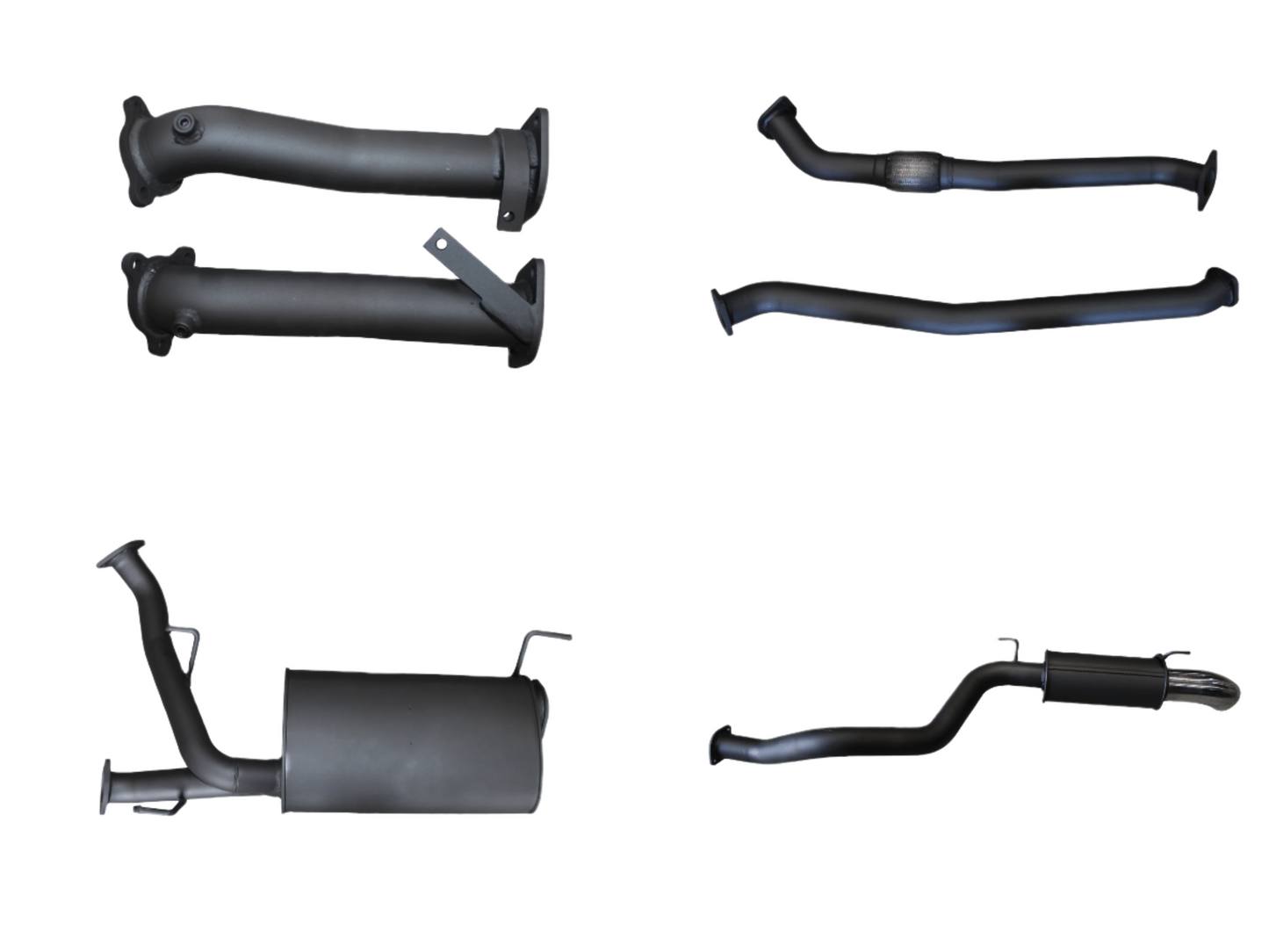 Manta | 2.5″ Dual into 3″ Turbo Back without Cats with Muffler & Dump Tip | Toyota Landcruiser VDJ200 2007–2015