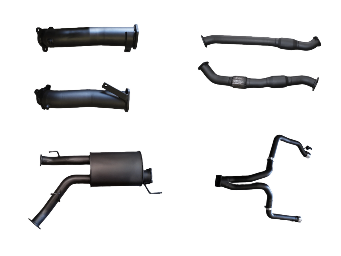 Manta | 3″ Turbo Back with Cats & Muffler, Dual Exit L&R | Toyota Landcruiser VDJ200 4.5L V8 Diesel Wagon 2007–2015