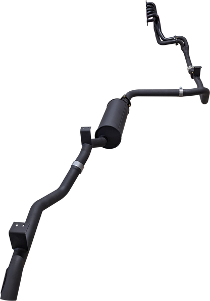 Manta | 2.5″ Full Exhaust System with Extractors | Toyota Landcruiser HZJ75 & HZJ78 4.2L Diesel Ute & Troop Carrier 1990–2006