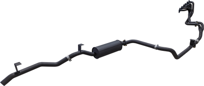 Manta | 2.5″ Full Exhaust System with Extractors | Toyota Landcruiser HZJ75 & HZJ78 4.2L Diesel Ute & Troop Carrier 1990–2006
