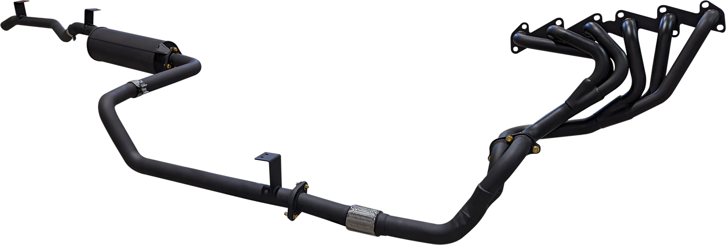 Manta | 2.5″ Full Exhaust System with Extractors | Toyota Landcruiser HZJ75 & HZJ78 4.2L Diesel Ute & Troop Carrier 1990–2006