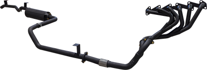 Manta | 2.5″ Full Exhaust System with Extractors | Toyota Landcruiser HZJ75 & HZJ78 4.2L Diesel Ute & Troop Carrier 1990–2006