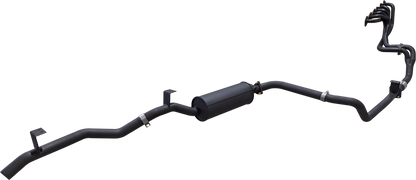 Manta | 2.5″ Full Exhaust System with Extractors | Toyota Landcruiser HZJ75 & HZJ78 4.2L Diesel Ute & Troop Carrier 1990–2006