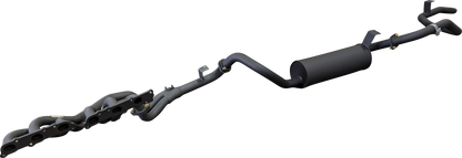 Manta | Extractors & 2.5″ Full Exhaust System (Mandrel Bend) | Toyota Landcruiser FZJ80 4.5L Petrol Wagon 1992–1997