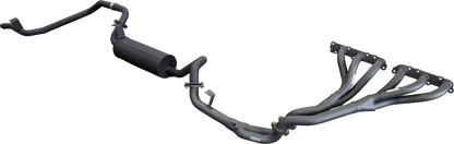 Manta | Extractors & 2.5″ Full Exhaust System (Mandrel Bend) | Toyota Landcruiser FZJ80 4.5L Petrol Wagon 1992–1997