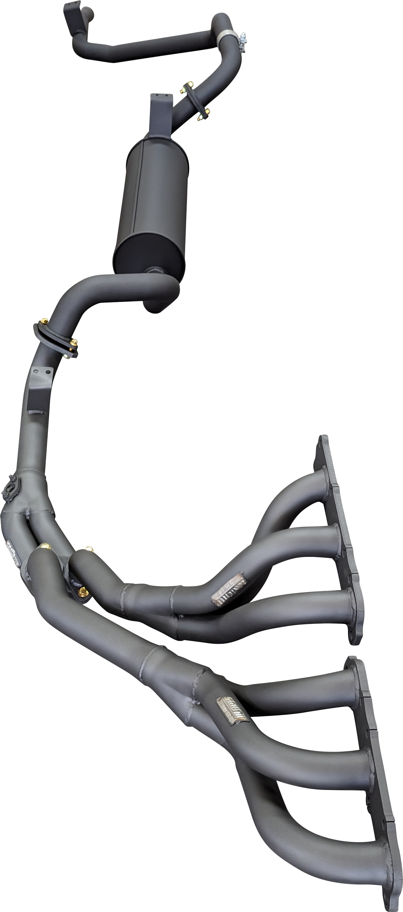 Manta | Extractors & 2.5″ Full Exhaust System (Mandrel Bend) | Toyota Landcruiser FZJ80 4.5L Petrol Wagon 1992–1997