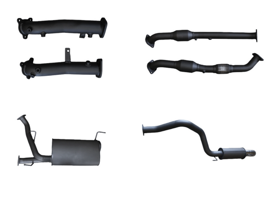 Manta | 2.5″ Turbo Back with Cats with Centre & Rear Muffler Dump Tip | Toyota Landcruiser VDJ200 4.5L V8 Diesel Wagon 2015–2021