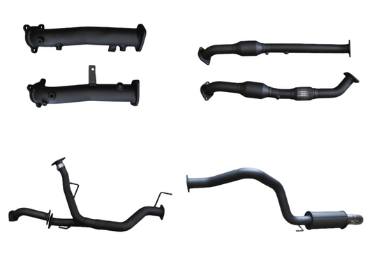 Manta | 2.5″ Turbo Back without Cats with Rear Muffler Dump Tip | Toyota Landcruiser VDJ200 4.5L V8 Diesel Wagon 2015–2021