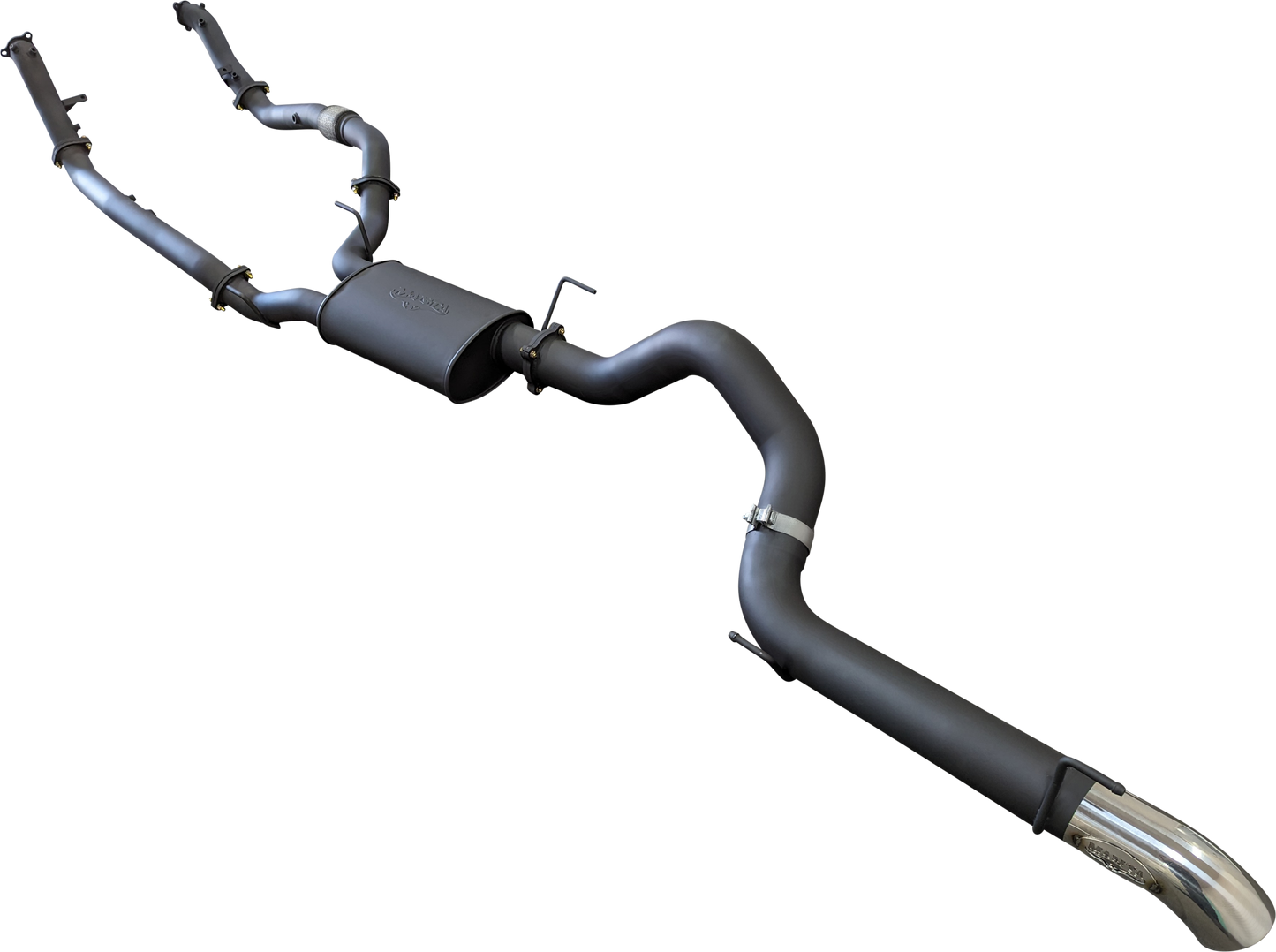 Manta | 3″ Dual Turbo Back without Cats with Muffler 4″ Tailpipe | Toyota Landcruiser VDJ200 4.5L V8 Diesel 2015–2021