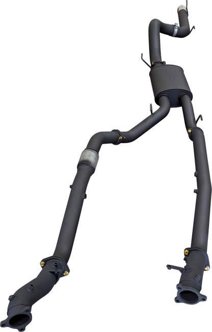 Manta | 3″ Dual Turbo Back without Cats with Muffler 4″ Tailpipe | Toyota Landcruiser VDJ200 4.5L V8 Diesel 2015–2021