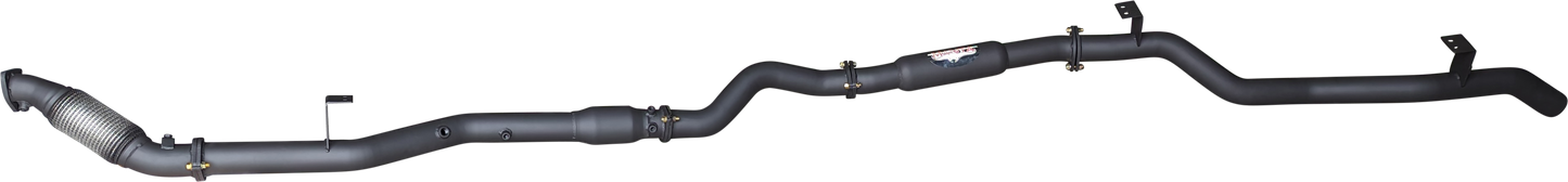 Manta | 3″ Turbo Back Exhaust With Cat & Hotdog | Toyota Landcruiser VDJ79 V8 Ute 2016–2025 (DPF Models)