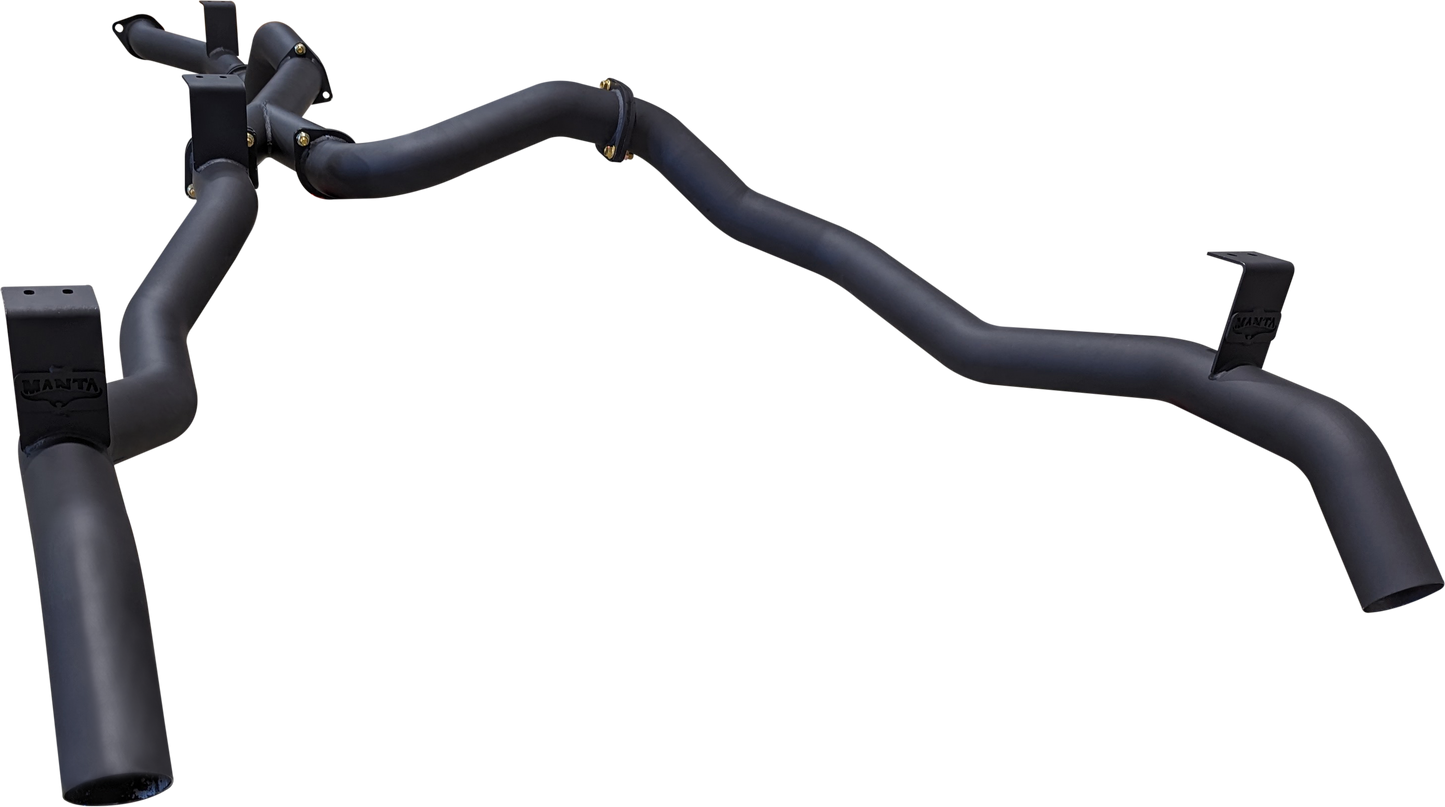 Manta | Dual 3in DPF Back Exhaust System | Toyota Landcruiser VDJ79 V8 Ute 2016–2025