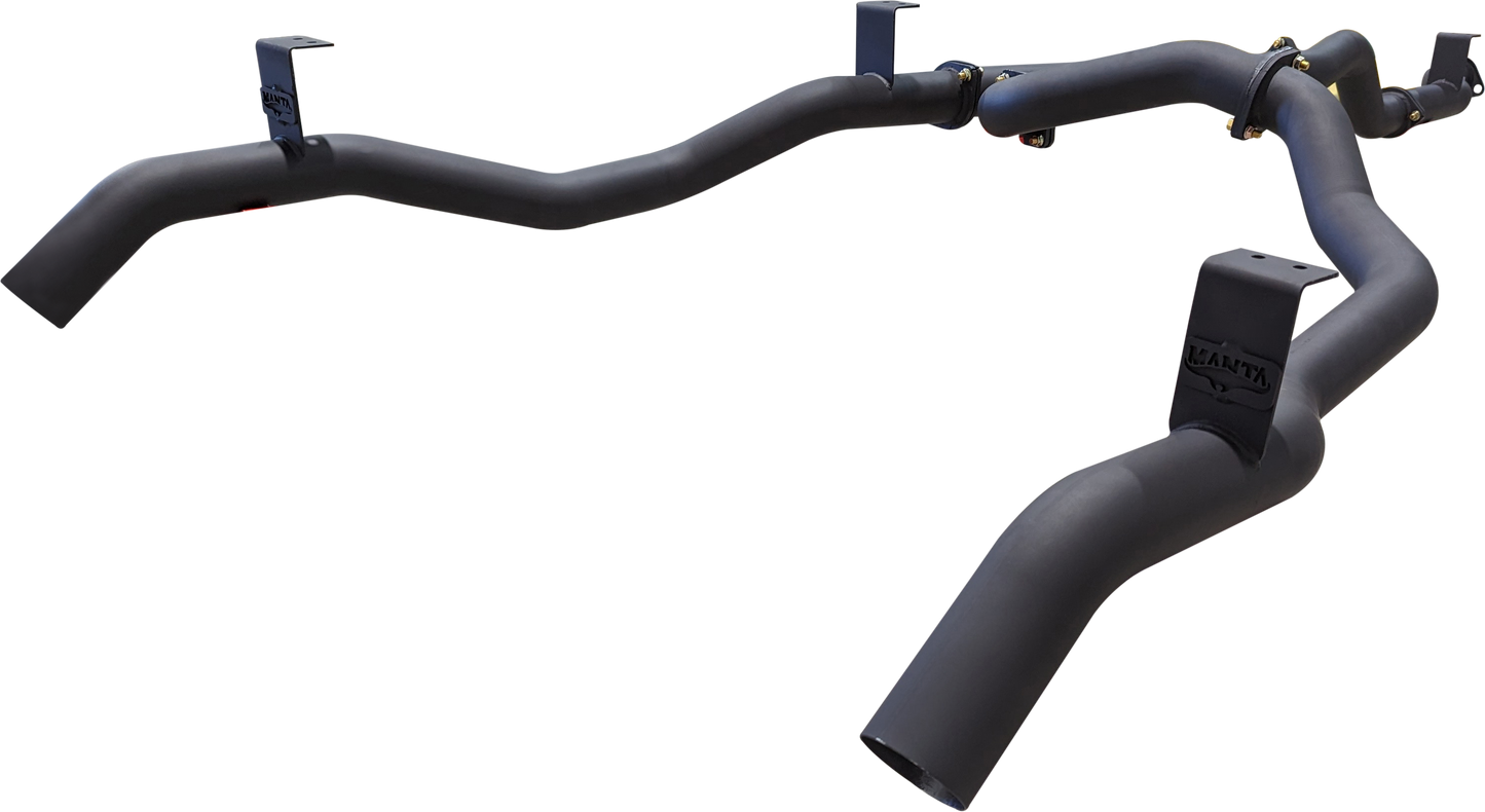 Manta | Dual 3in DPF Back Exhaust System | Toyota Landcruiser VDJ79 V8 Ute 2016–2025
