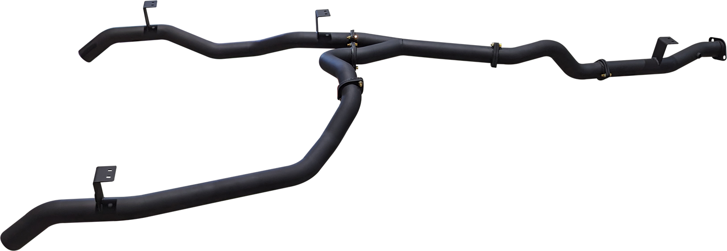Manta | Dual 3in DPF Back Exhaust System | Toyota Landcruiser VDJ79 V8 Ute 2016–2025