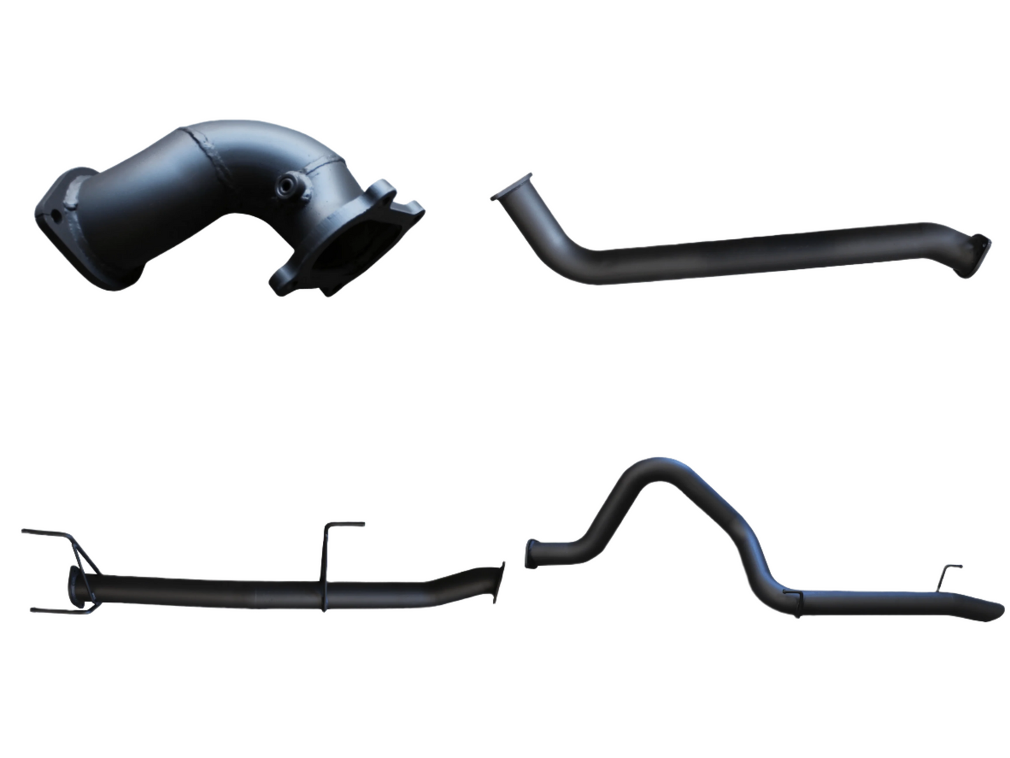 Manta | 3″ Turbo Back Exhaust No Centre Muffler With Rear Tail | Toyota LandCruiser HDJ100 4.2L Turbo Diesel Wagon 1998–2007