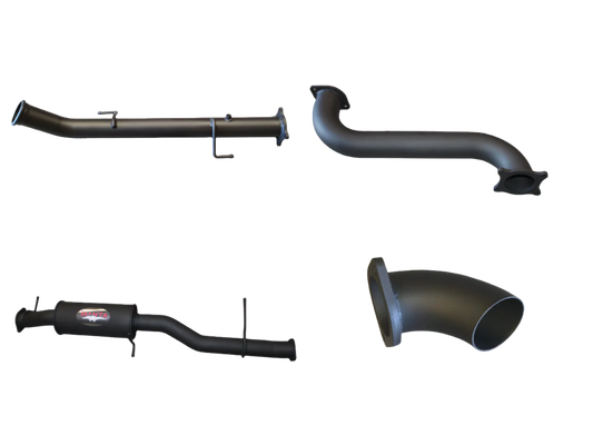 Manta | 3in Dump Pipe Back Exhaust with Small Muffler Diff Dump | Volkswagen Amarok V6 TDI550 TDI580 Ute 2016–2022